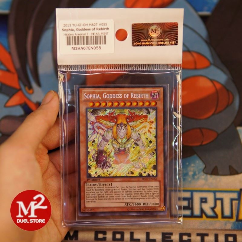 MG5S HA07-EN055 Sophia, Goddess of Rebirth - Secret Rare - Bảo quản theo tiêu chuẩn M2SCCQ