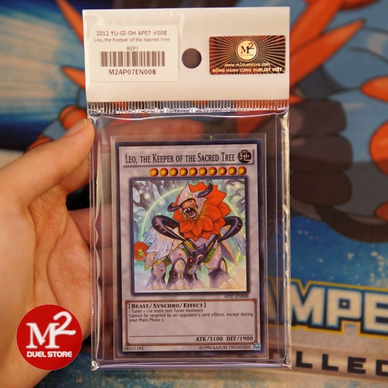 MG5S AP07-EN008 - Leo, the Keeper of the Sacred Tree - Super Rare - Bảo quản theo tiêu chuẩn M2SCCQ