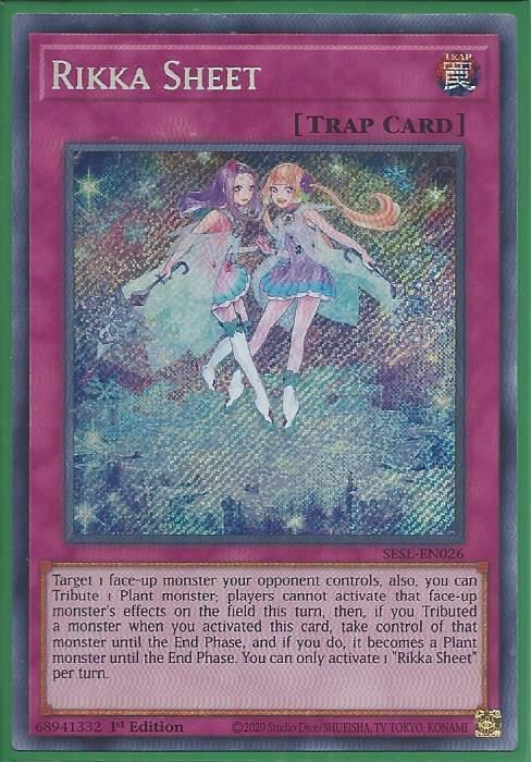 SESL-EN026 Rikka Sheet – Secret Rare