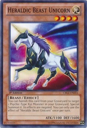 kduy CBLZ-EN016 Heraldic Beast Unicorn - Common