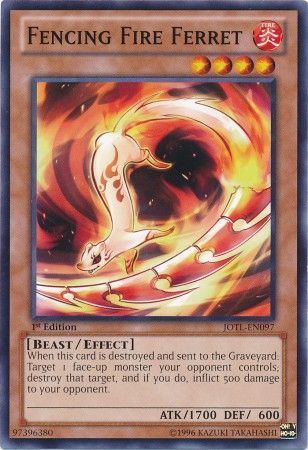 kduy JOTL-EN097 Fencing Fire Ferret - Common
