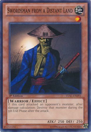 kduy LVAL-EN091 Swordsman from a Distant Land - Common