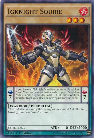 kduy CORE-EN026 - Igknight Squire - Common