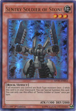 kduy MVP1-EN012 - Sentry Soldier of Stone - Ultra Rare