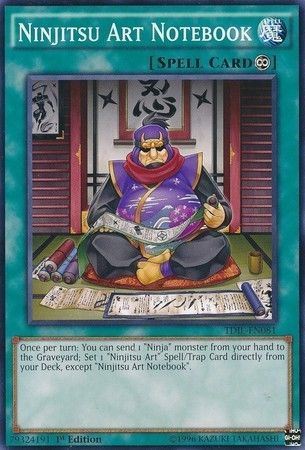 kduy TDIL-EN081 Ninjitsu Art Notebook - Common