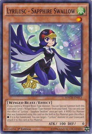 kduy MACR-EN013 Lyrilusc - Sapphire Swallow - Common