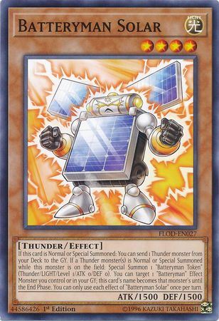kduy FLOD-EN027 Batteryman Solar - Common