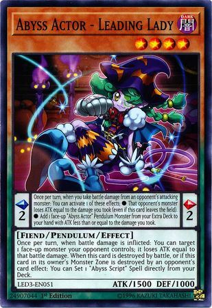 kduy LED3-EN051 Abyss Actor - Leading Lady - Common