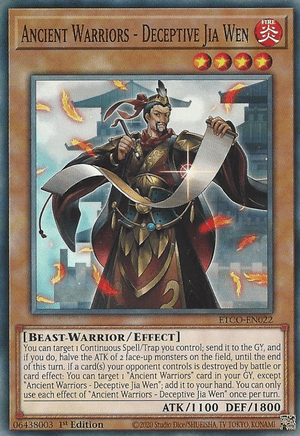 ETCO-EN022 Ancient Warriors - Deceptive Jia Wen - Common