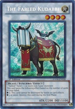 kduy HA04-EN058 - The Fabled Kudabbi - Secret Rare