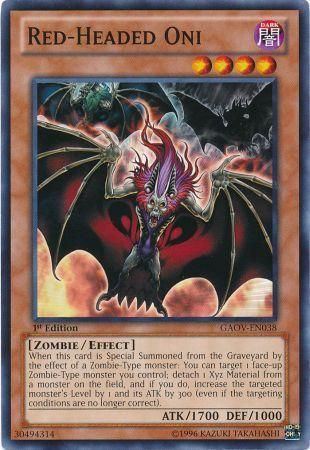 kduy GAOV-EN038 Red-Headed Oni - Common