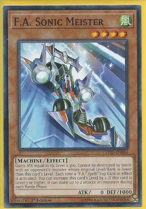 kduy COTD-EN086 F.A. Sonic Meister - Common