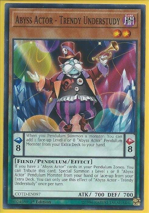 kduy COTD-EN097 Abyss Actor - Trendy Understudy - Common