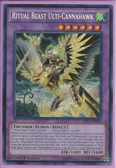 MG5S THSF-EN030 Ritual Beast Ulti-Cannahawk – Secret Rare