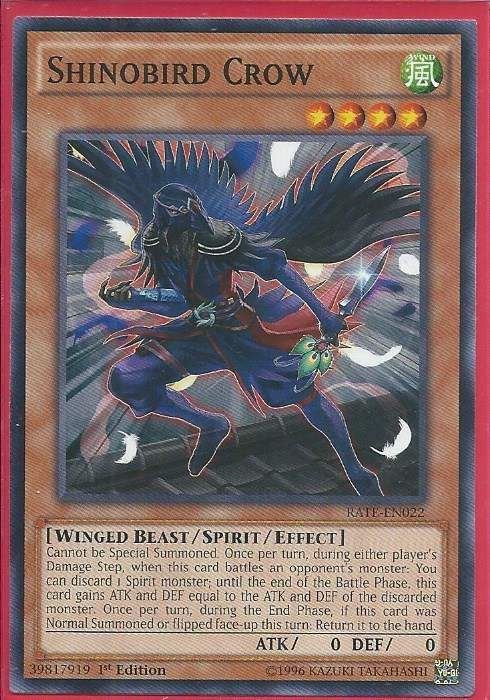 kduy RATE-EN022 Shinobird Crow - Common