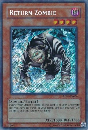 kduy PP01-EN006 - Return Zombie - Secret Rare