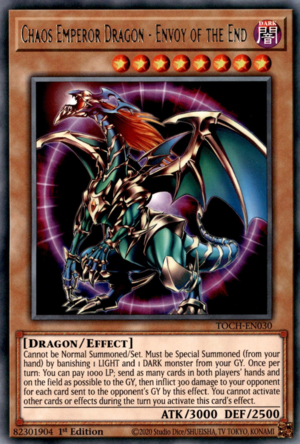 TOCH-EN030 - Chaos Emperor Dragon - Envoy of the End - Rare |