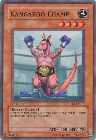 kduy FET-EN016 - Kangaroo Champ -Common 1st Edition