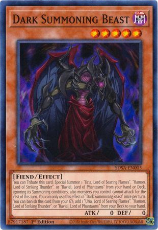 SDSA-EN005 Dark Summoning Beast - Common