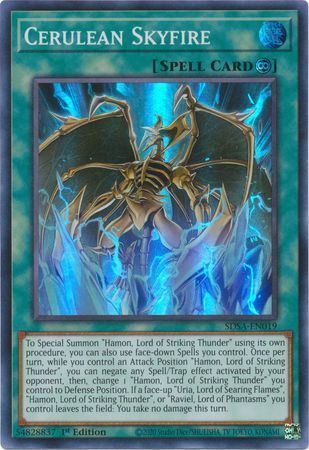 SDSA-EN019 Cerulean Skyfire - Super Rare