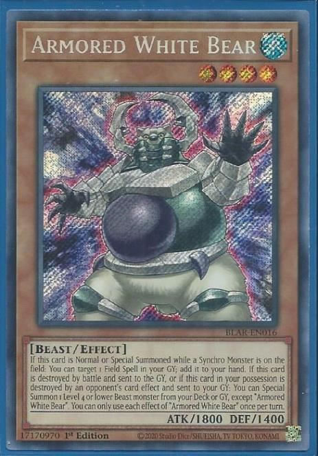 BLAR-EN016 Armored White Bear – Secret Rare