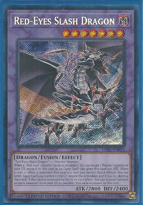 LDS1-EN014 Red-Eyes Slash Dragon – Secret Rare