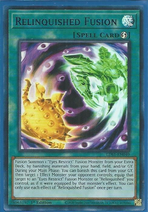 LDS1-EN049G Relinquished Fusion – Ultra Rare GREEN