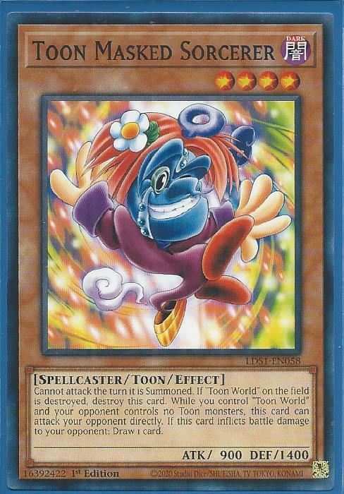 LDS1-EN058 Toon Masked Sorcerer – Common