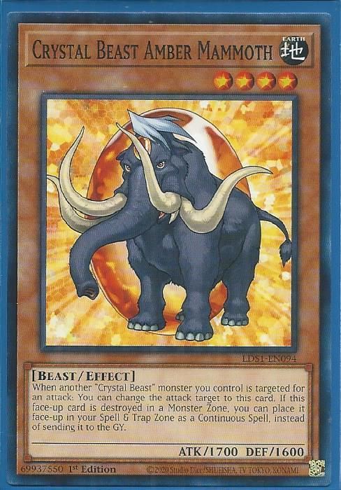 LDS1-EN094 Crystal Beast Amber Mammoth – Common