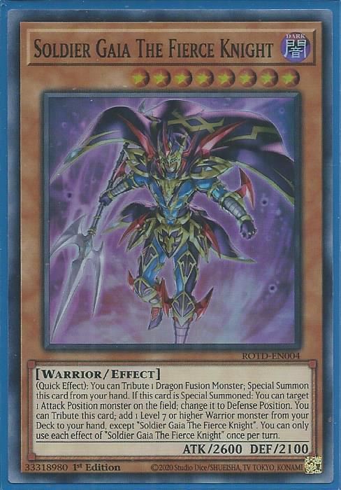 ROTD-EN004 Soldier Gaia the Fierce Knight – Super Rare |