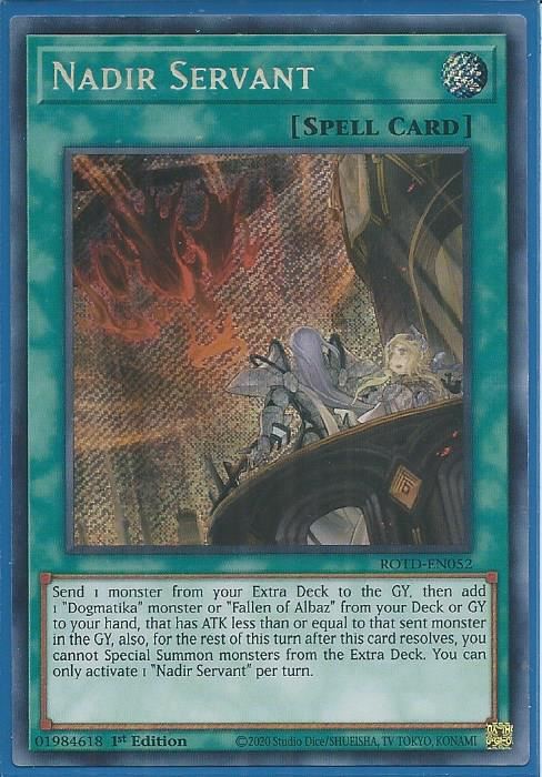 kduy ROTD-EN052 Nadir Servant – Secret Rare
