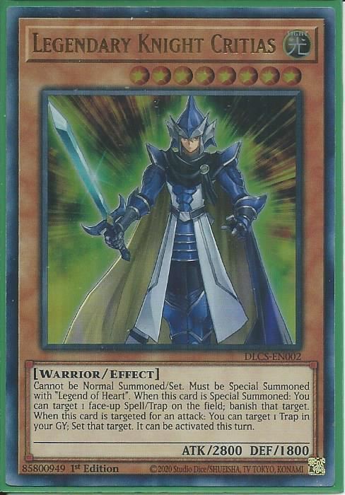 DLCS-EN002 Legendary Knight Critias Ultra Rare