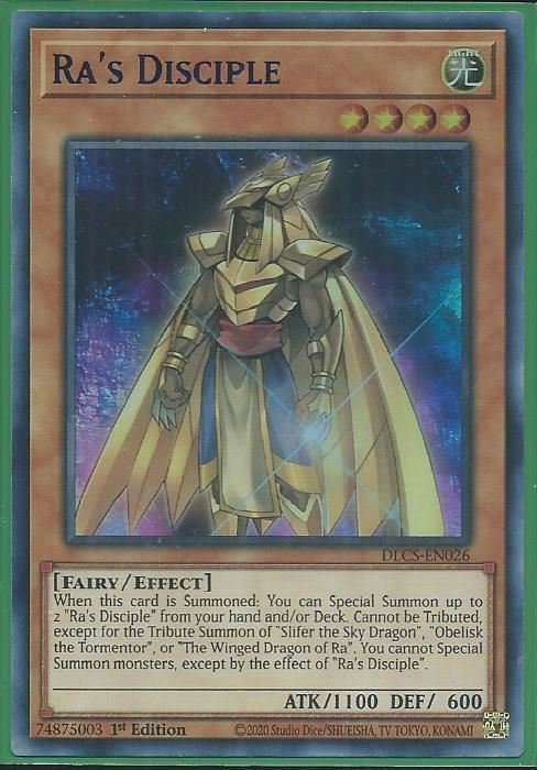 DLCS-EN026B Ra’s Disciple – Ultra Rare BLUE