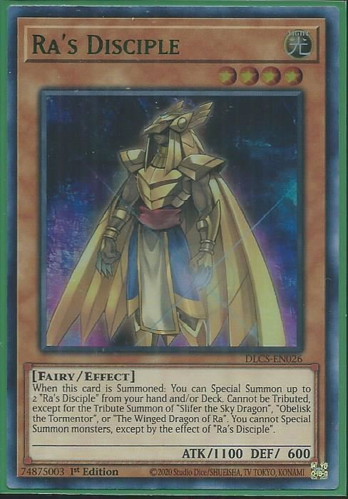 DLCS-EN026G Ra’s Disciple – Ultra Rare GREEN