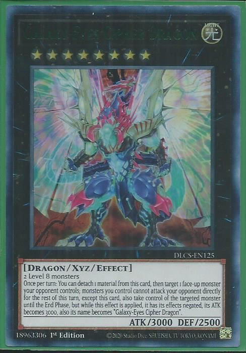 DLCS-EN125G Galaxy-Eyes Cipher Dragon – Ultra Rare GREEN