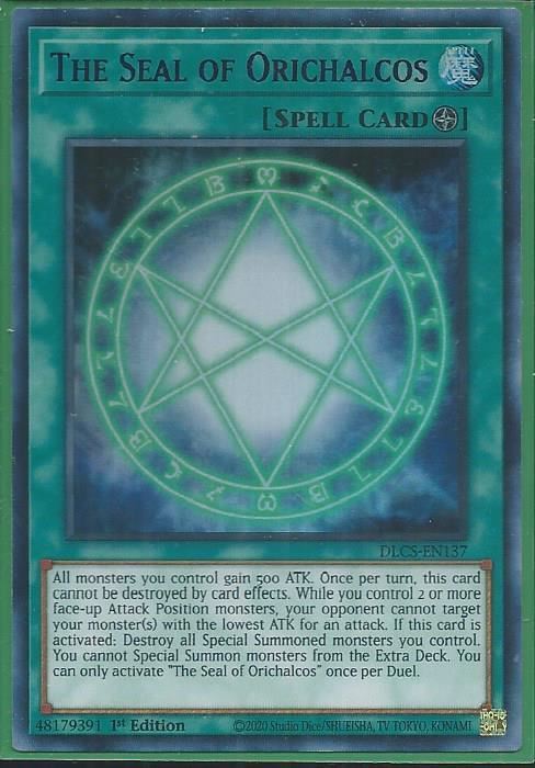 DLCS-EN137P The Seal of Orichalcos – Ultra Rare PURPLE