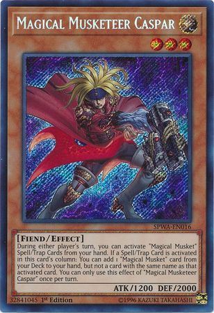 tvni SPWA-EN016 - Magical Musketeer Caspar - Secret Rare