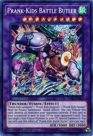 tvni HISU-EN019 -Prank-Kids Battle Butler - Secret Rare