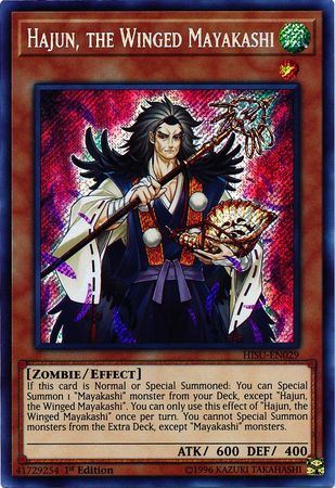 tvni HISU-EN029 - Hajun, the Winged Mayakashi - Secret Rare