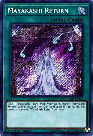 tvni HISU-EN038 - Mayakashi Return - Secret Rare