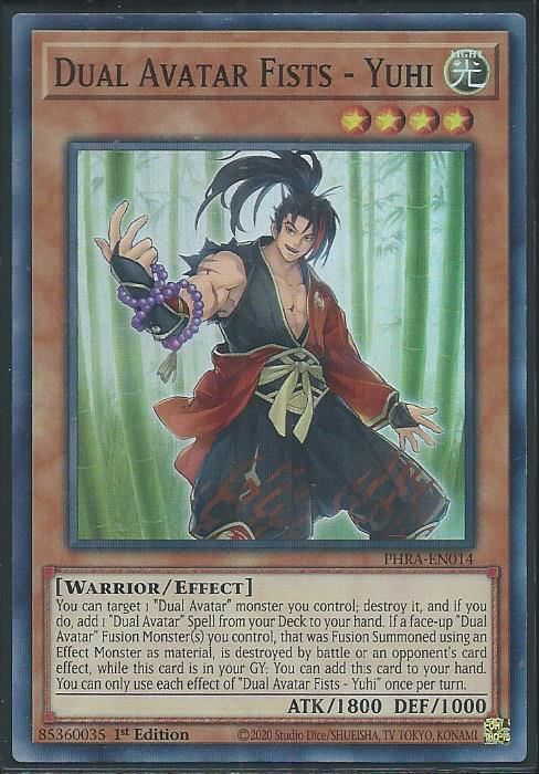 PHRA-EN014 Dual Avatar Fists - Yuhi Super Rare