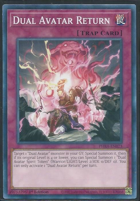 PHRA-EN073 Dual Avatar Return Common