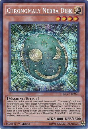 tvni WSUP-EN001 - Chronomaly Nebra Disk - Prismatic Secret Rare