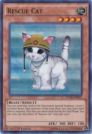 tvni DUSA-EN072 - Rescue Cat - Ultra Rare