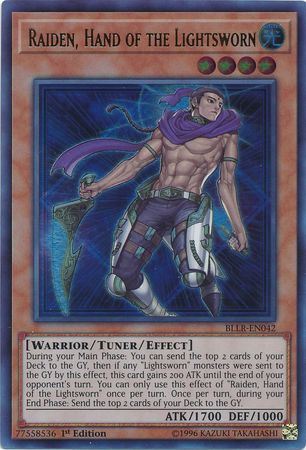 tvni BLLR-EN042 - Raiden, Hand of the Lightsworn - Ultra Rare