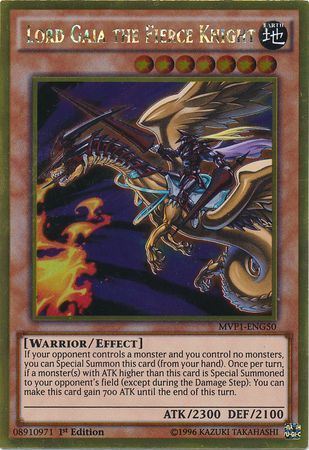 mink MVP1-ENG50 - Lord Gaia the Fierce Knight - Gold Rare
