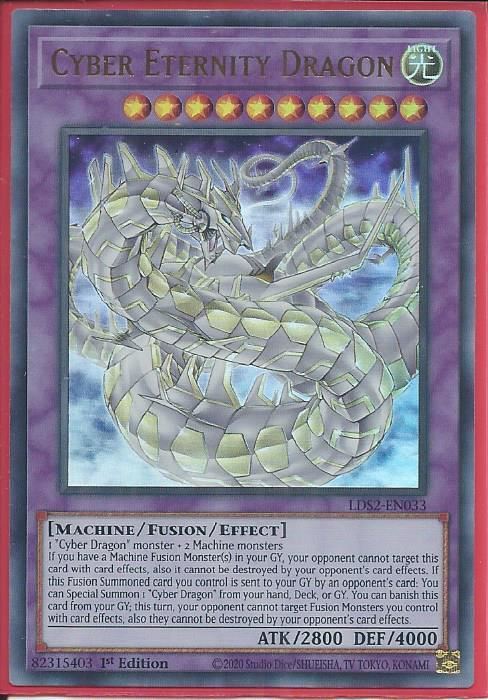 LDS2-EN033 Cyber Eternity Dragon – Ultra Rare |