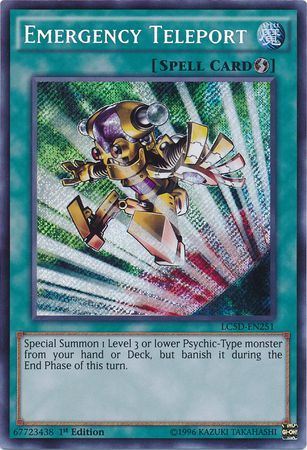 tvni LC5D-EN251 - Emergency Teleport - Secret Rare