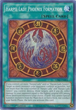 LDS2-EN084 - Harpie Lady Phoenix Formation - Common