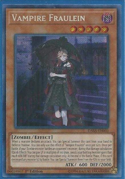 tvni DASA-EN003 Vampire Fraulein – Secret Rare